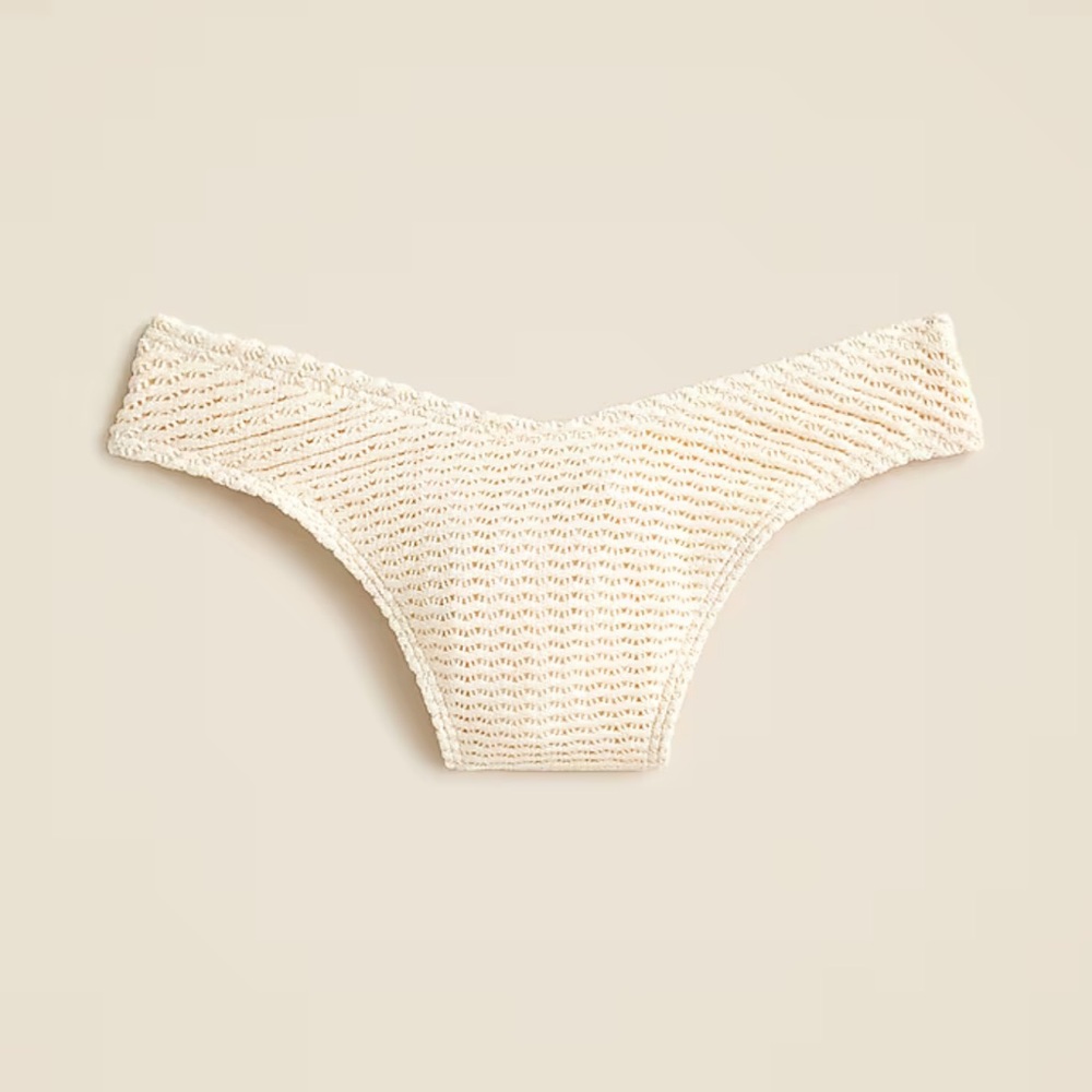 J. Crew Sunny crochet bikini bottom